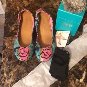 Tieks Electric Snake 🐍 11 LIKE NEW CONDITION